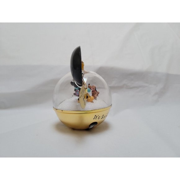 Mickey Mouse Snow Globe Ornament IT'S SNOW FUN WITHOUT YOU Bradford #A0169 COA - Picture 5 of 12